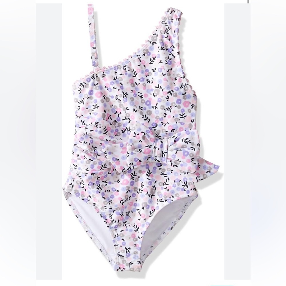 Kate Spade New York Girls Shoulder One-Piece Mini Floral new with tags